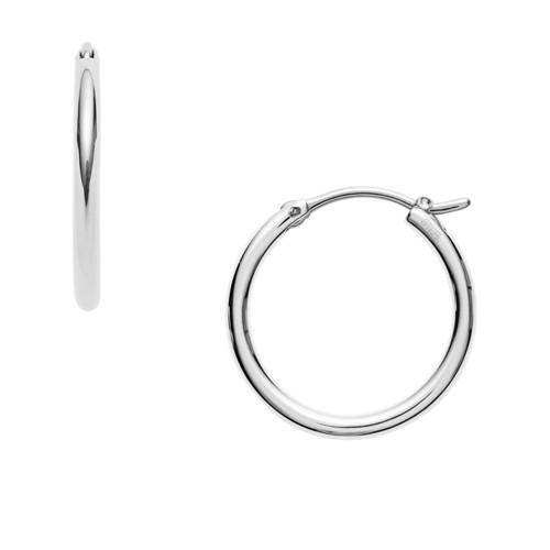 Fossil Stainless Steel Hoops  Jewelry Silver- Jof00001040