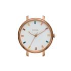 Fossil Jacqueline Three-hand Rose Gold-tone Stainless Steel Watch Case  Jewelry - C141023