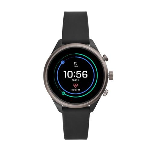 Fossil Fossil Sport Smartwatch - Black Silicone  Jewelry - Ftw6024
