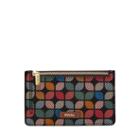 Fossil Logan Card Case  Wallet Black Multi- Sl7932016