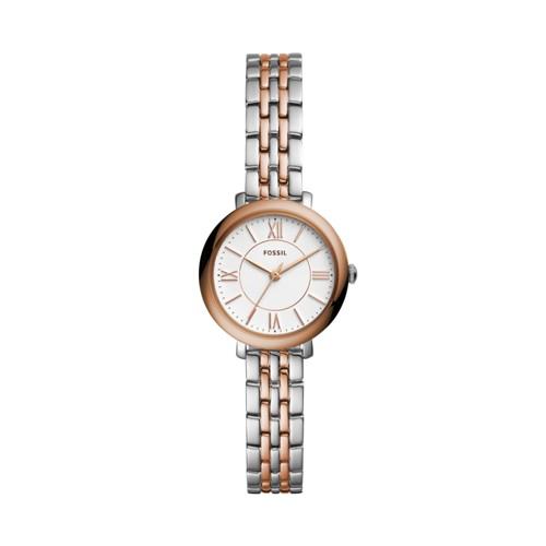Fossil Jacqueline Mini Three-hand Two-tone Stainless Steel Watch  Jewelry - Es4612