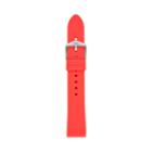 Fossil 18mm Red Silicone Strap   - S181396