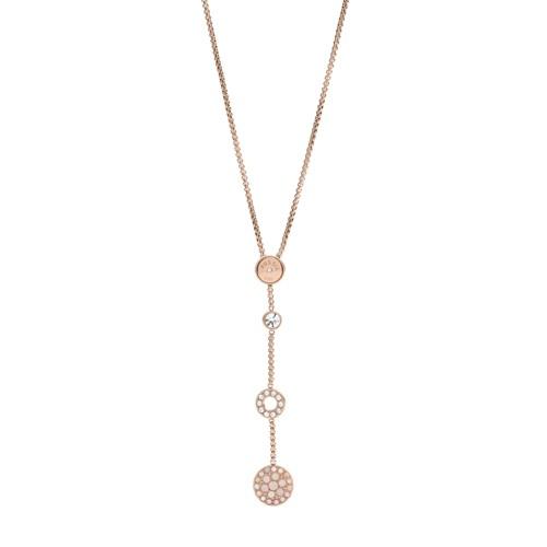 Fossil Vintage Glitz Disc Y-necklace  Jewelry - Jf02816791