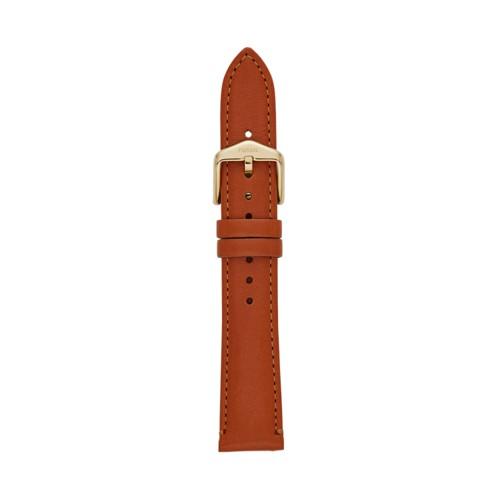 Fossil 18mm Brown Leather Strap   - S181364