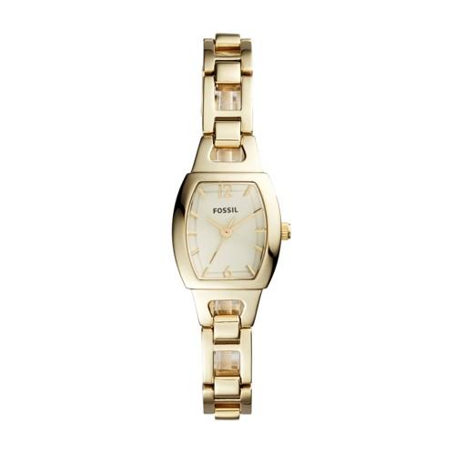 Fossil Isobel Three-hand Gold-tone Stainless Steel Watch  Jewelry - Bq1067