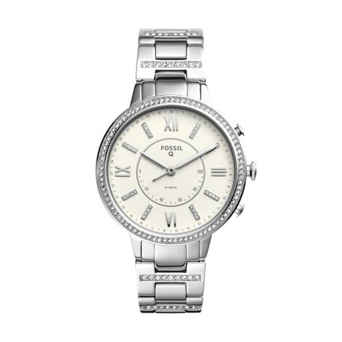 Fossil Refurbished Hybrid Smartwatch - Q Virginia Stainless Steel   - Ftw5009j