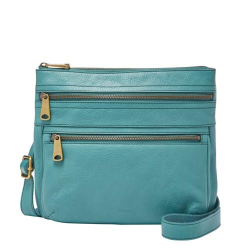 Fossil Explorer Crossbody  Handbag Teal Green- Shb1522320