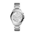 Fossil Modern Courier Midsize Chronograph Stainless Steel Watch  Jewelry - Bq3035