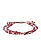 Fossil Red Beaded Bracelet  Jewelry - Joa00542791