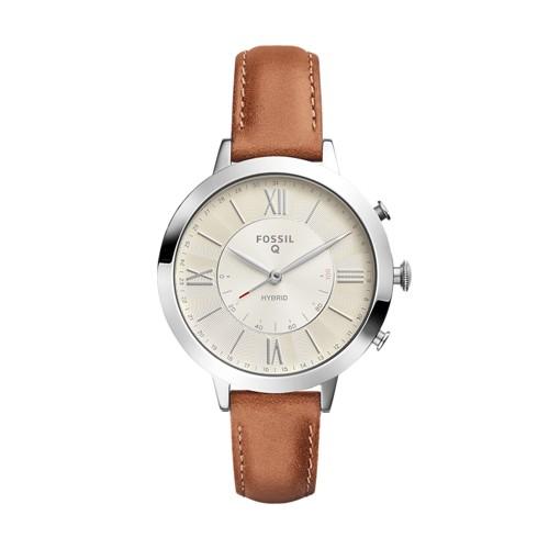 Fossil Refurbished Hybrid Smartwatch - Q Jacqueline Luggage Leather   - Ftw5012j