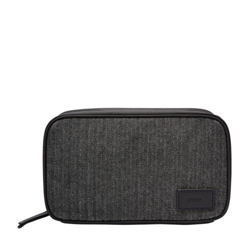 Fossil Evan Single Zip Shave Kit  Accessories Black/white- Sml1660005