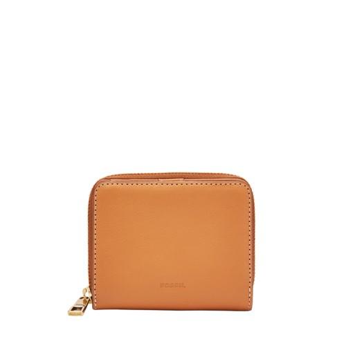 Fossil Emma Rfid Mini Multifunction  Wallet Tan- Sl7323231
