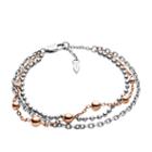 Fossil Multi-strand Two-tone Stainless Steel Bracelet  Jewelry - Jof00526998