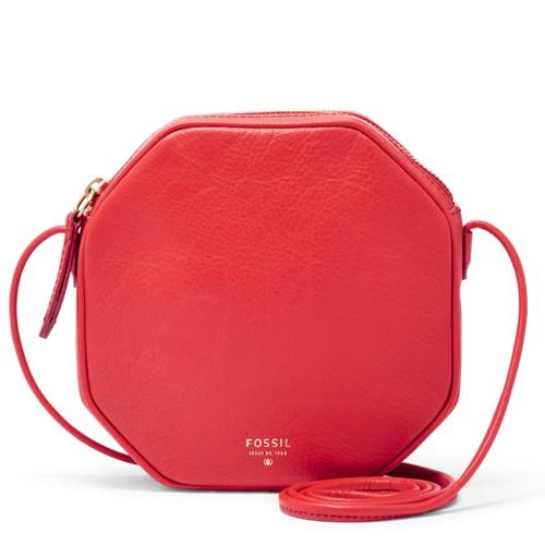 Fossil Jules Octagon Leather Crossbody Zb6789616 Handbag