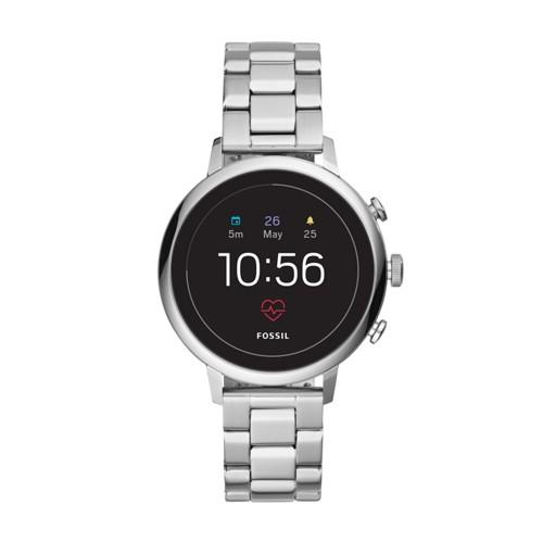 Fossil Gen 4 Smartwatch - Q Venture Hr Stainless Steel   - Ftw6017