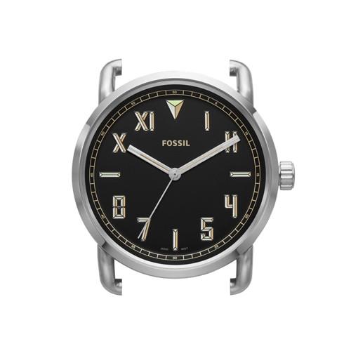 Fossil The Commuter Three-hand Stainless Steel Watch Case  Jewelry - C221056