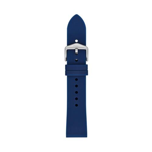 Fossil 20mm Navy Silicone Strap   - S201098