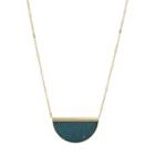 Fossil Half-moon Jade Necklace  Jewelry - Jf02946710