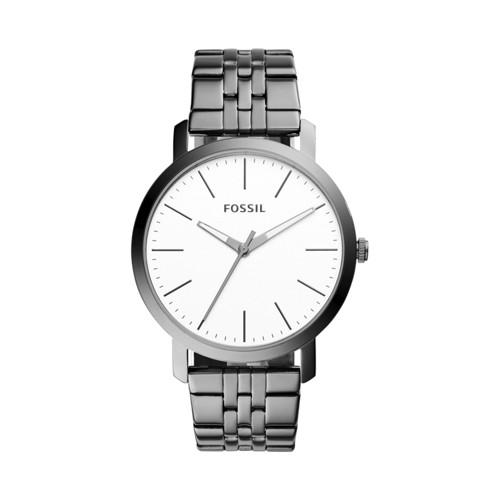 Fossil Luther Three-hand Smoke Stainless Steel Watch  Jewelry - Bq2313