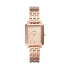 Fossil Fenton Three-hand Rose Gold-tone Stainless Steel Watch  Jewelry - Bq3275