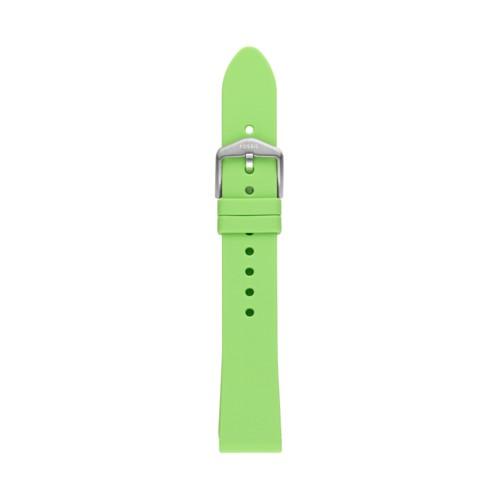 Fossil 18mm Lime Silicone Strap   - S181404