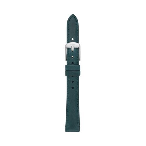 Fossil 14mm Teal Green Leather Strap   - S141182