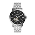 Fossil Townsman Automatic Stainless Steel Watch  Jewelry - Me3107