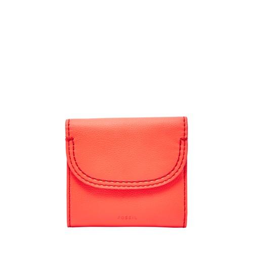 Fossil Cleo Multifunction  Wallet Neon Red- Swl3092634