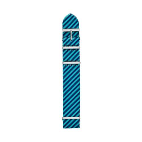 Fossil 22mm Multi-colored Polyester Strap   - S221422