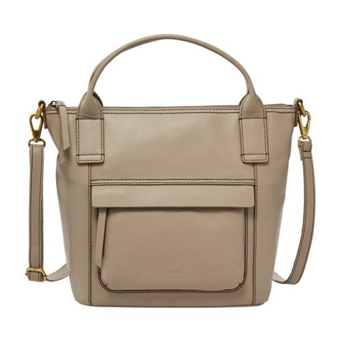 Fossil Aida Satchel  Handbags Taupe- Shb2098271