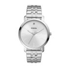 Fossil Lux Luther Three-hand Stainless Steel Watch  Jewelry - Bq2415