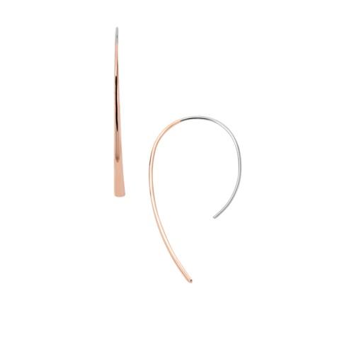 Fossil Bevel Hoop  Earrings - Jf01703791