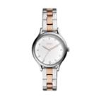 Fossil Laney Three-hand Two-tone Stainless Steel Watch  Jewelry - Bq3338