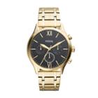 Fossil Fenmore Midsize Multifunction Gold-tone Stainless Steel Watch  Jewelry - Bq2366