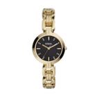 Fossil Kerrigan Three-hand Gold-tone Stainless Steel Watch  Jewelry - Bq3436