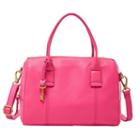 Fossil Jori Small Satchel  Handbag Hot Pink- Shb1715694
