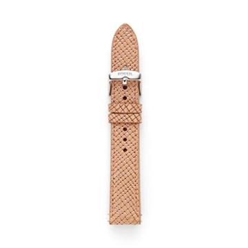 Fossil Leather 18mm Watch Strap - Rose   - S181161