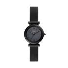 Fossil Carlie Mini Three-hand Black Stainless Steel Watch  Jewelry - Es4613
