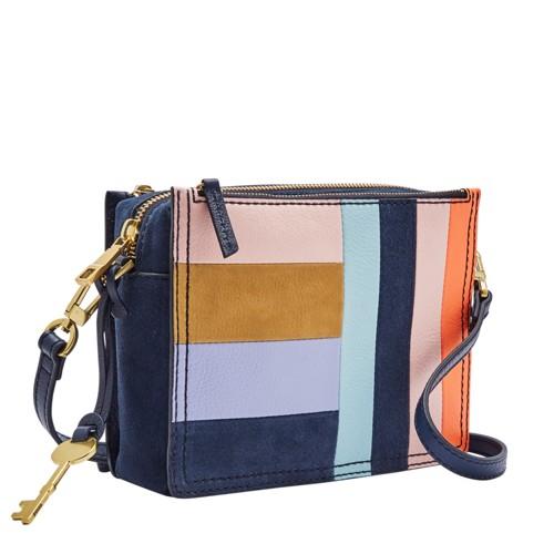Fossil Campbell Crossbody  Handbags Bright Patchwork- Zb7672184