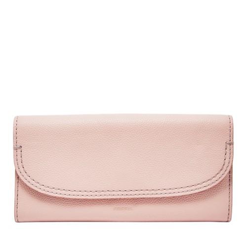Fossil Cleo Clutch  Wallet Dusty Rose- Swl3091656