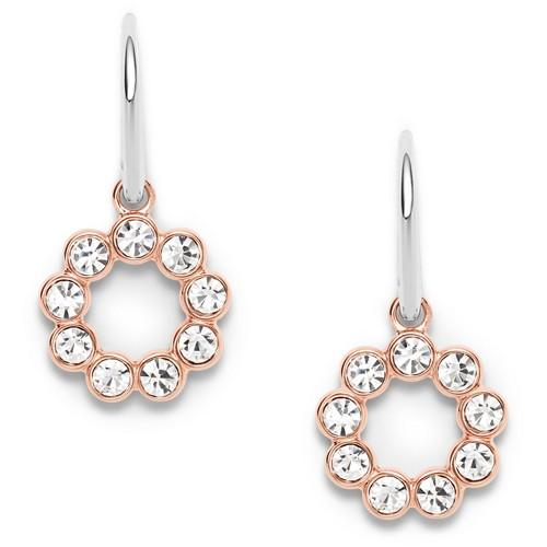 Fossil Vintage Glitz Bezel Drop Earrings  Jewelry - Jf02741791