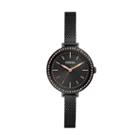 Fossil Classic Minute Three-hand Black Stainless Steel Watch  Jewelry - Bq3459