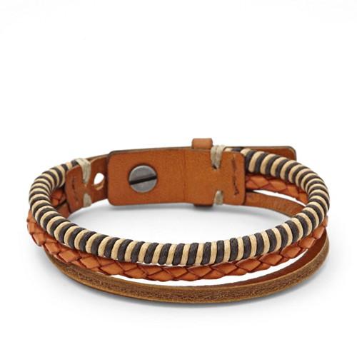 Fossil Multi Leather Bracelet Ja6580797