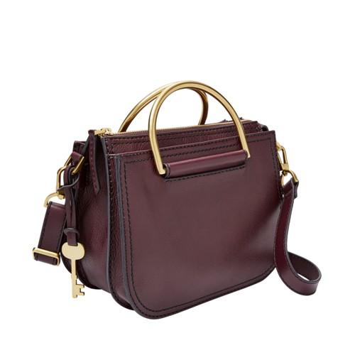 Fossil Ryder Mini Satchel  Handbag Fig- Zb7660503