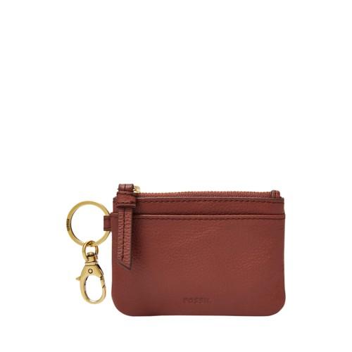 Fossil Aubrey Zip Coin  Wallet Henna- Sl7813227