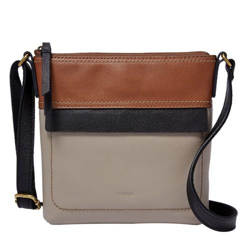 Fossil Aida Small Crossbody  Handbags Brown Multi- Shb2156914