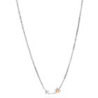Fossil Sterling Silver Arrow Necklace  Jewelry - Jfs00428998