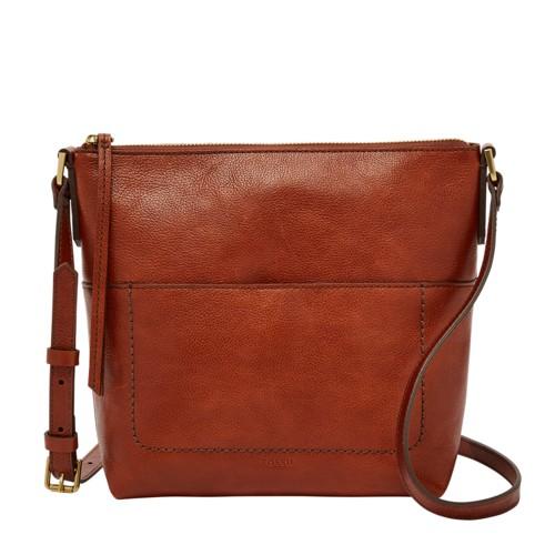 Fossil Amelia Crossbody  Handbags Brandy- Shb2085213