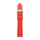 Fossil Silicone 18mm Watch Strap - Coral   - S181053