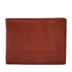 Fossil Lufkin International Traveler  Wallet Medium Brown- Sml1391210